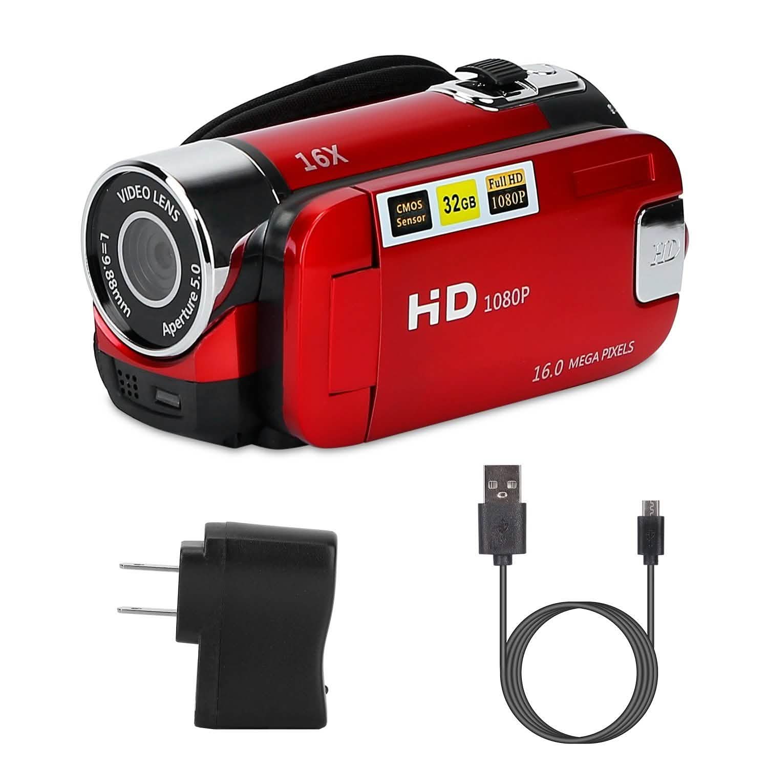 HD 1080P Digital Video Camcorder 16x Zoom DV Camera