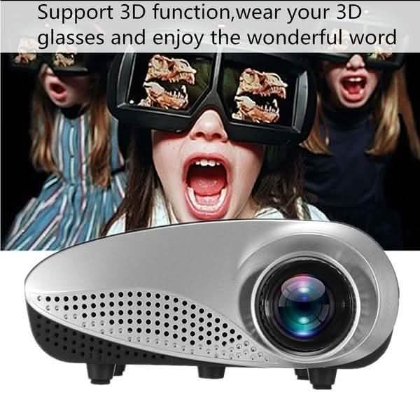 HD LED Projector Mini 3D Home Theater Cinema