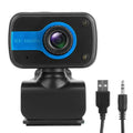 HD Webcam USB PC with Microphone Rotatable Clip