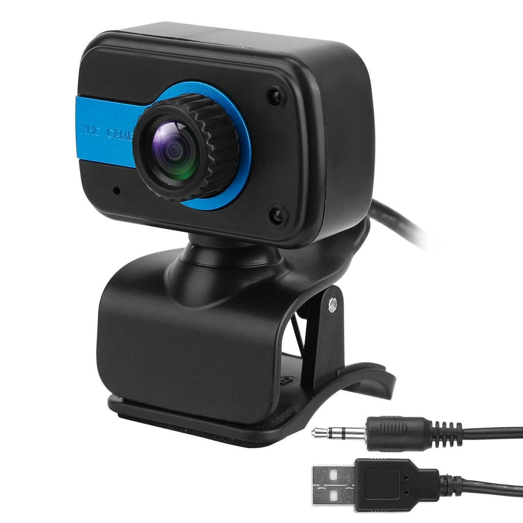 HD Webcam USB PC with Microphone Rotatable Clip