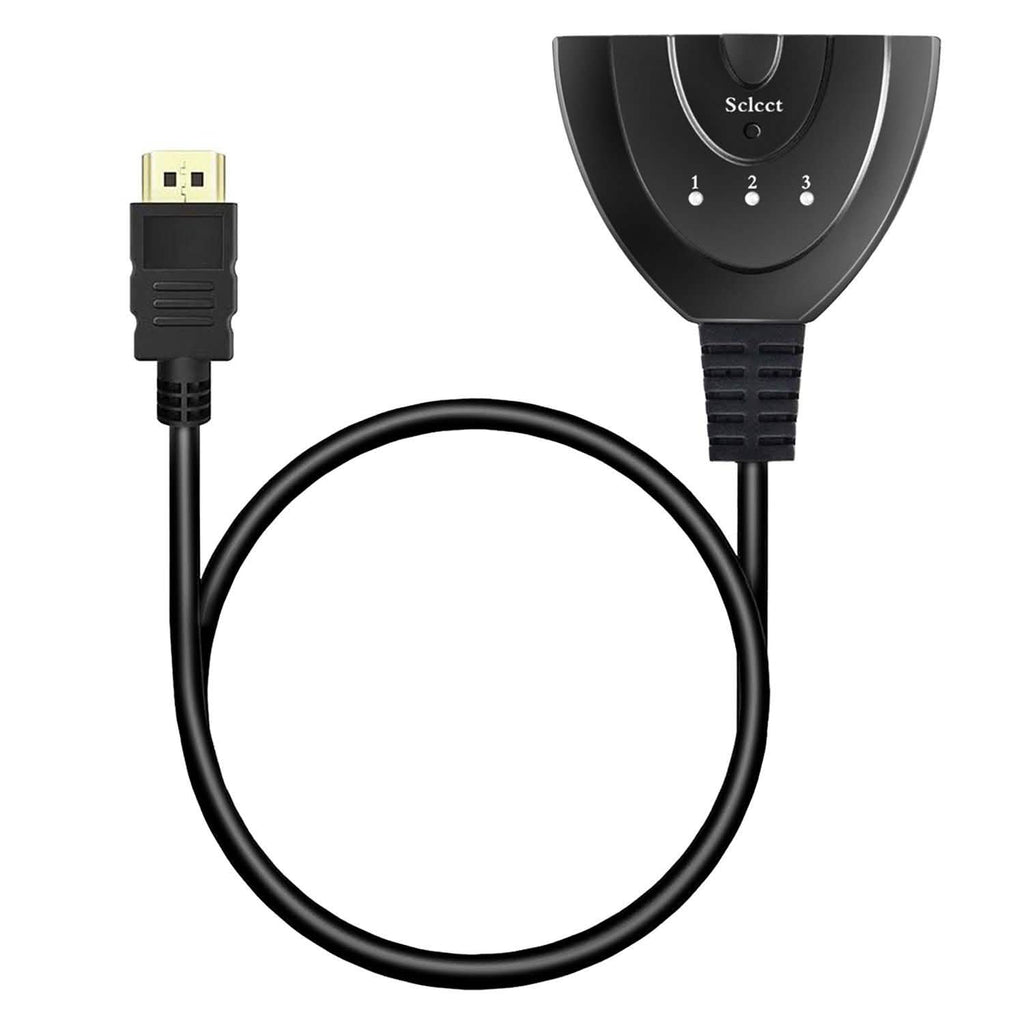 HDMI 1080P 3-in-1 Output HDTV Switch Splitter