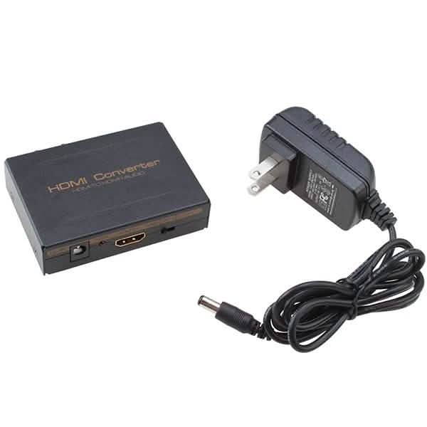 HDMI to HDMI + SPDIF + RCA L / R Audio Extractor - Converter