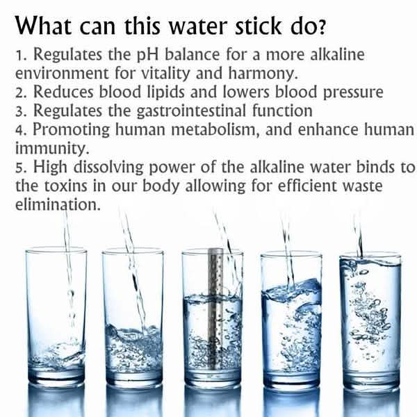 Health PH Ionizer Negative Ion Alkaline Water Purifier Stick