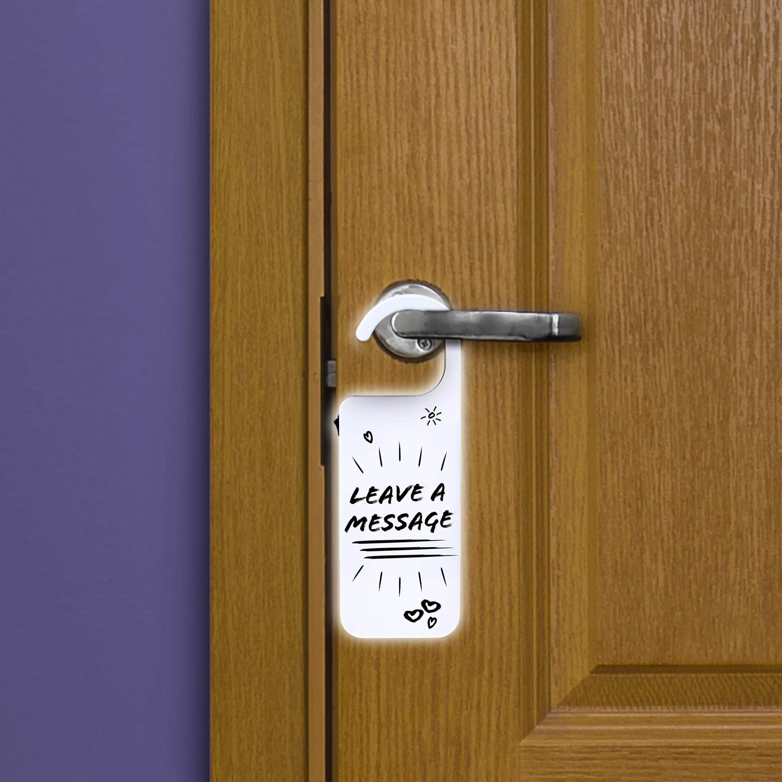 Hearth And Haven Hanging Door Sign Dry Erase White Board Do Not Disturb