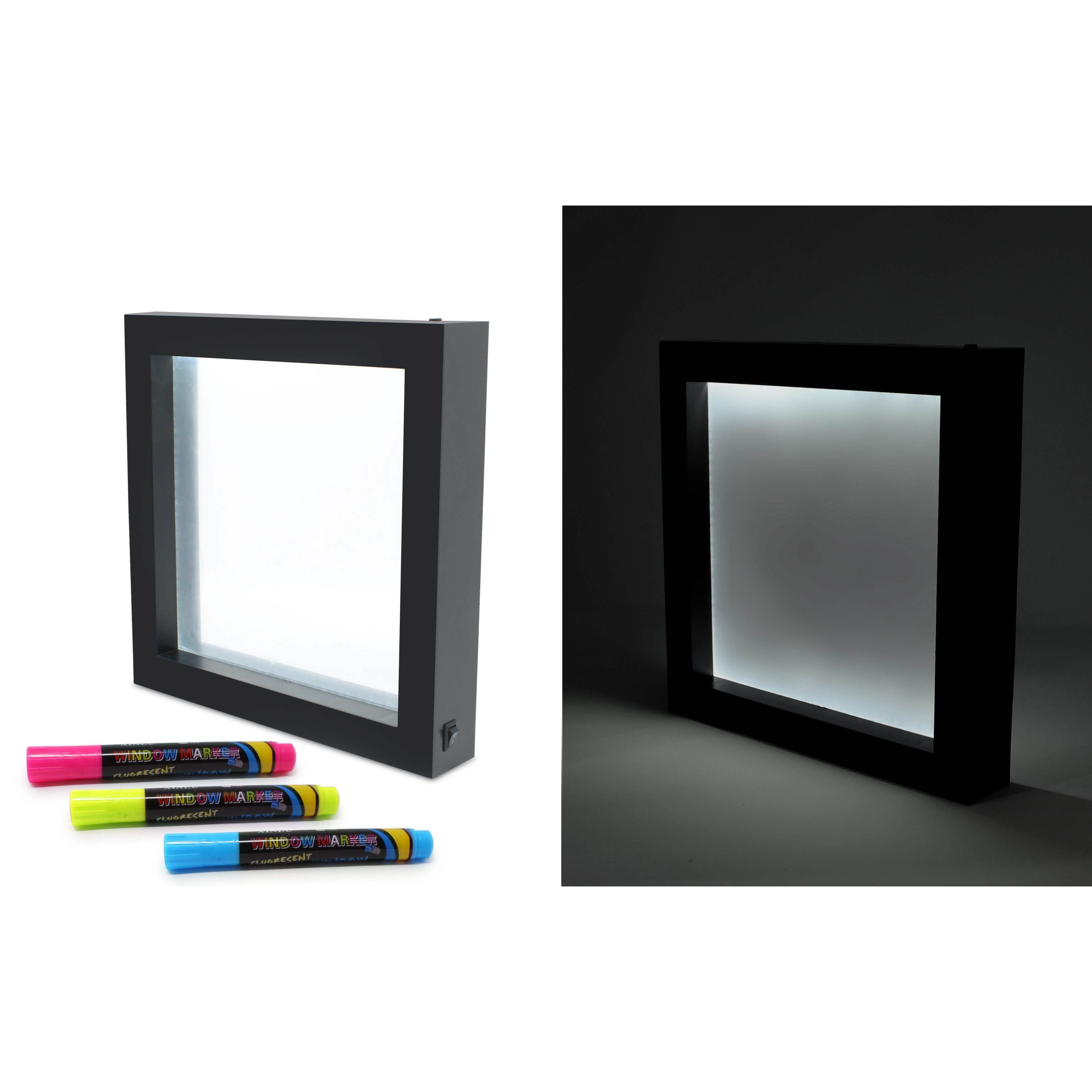 Hearth & Haven Neon Erasable Message Illuminated LED Board