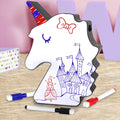 Hearth & Haven Unicorn Led Light Up White Board Decorative Message Sign