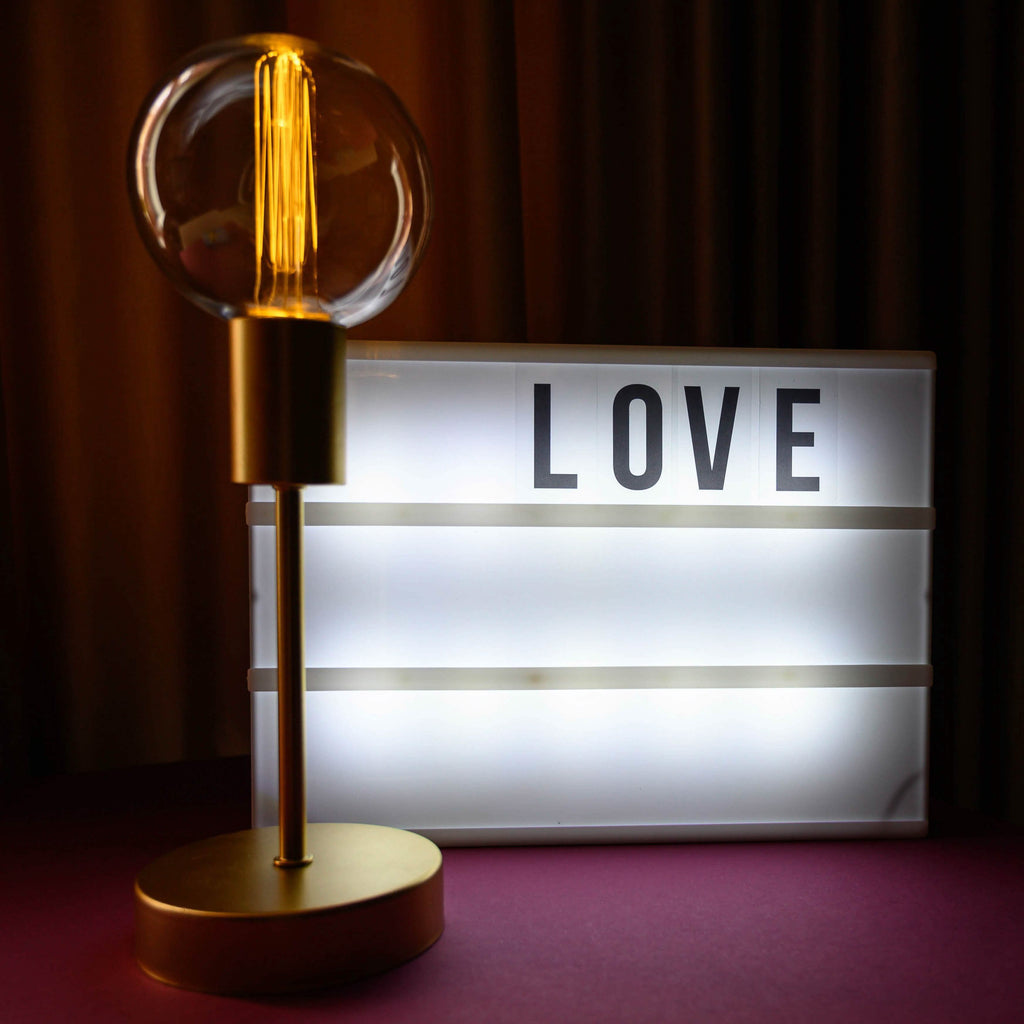 Hearth & Haven Wooden LED Light-Up Message Lightbox