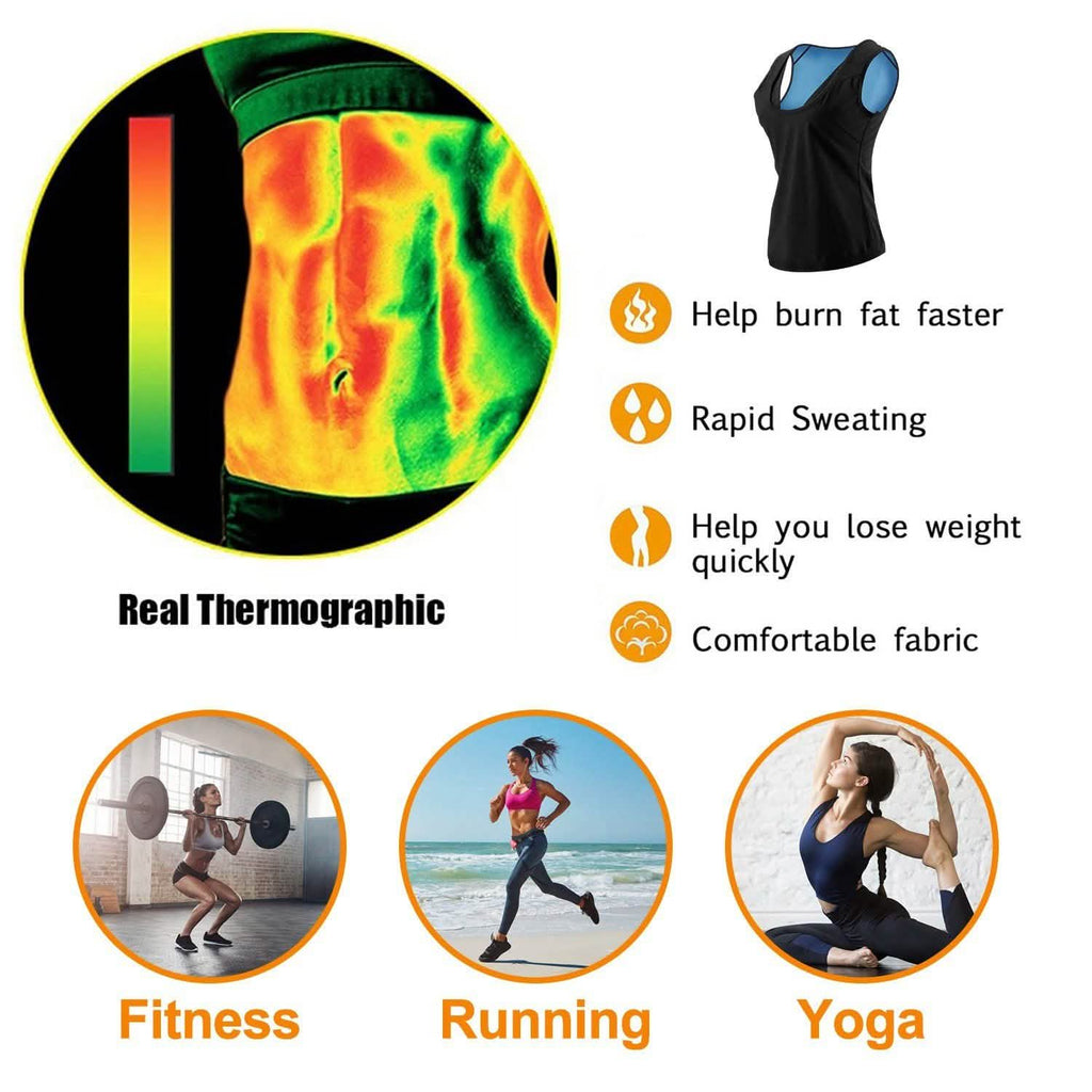 Heat Trapping Pullover Sweat Gym Vest