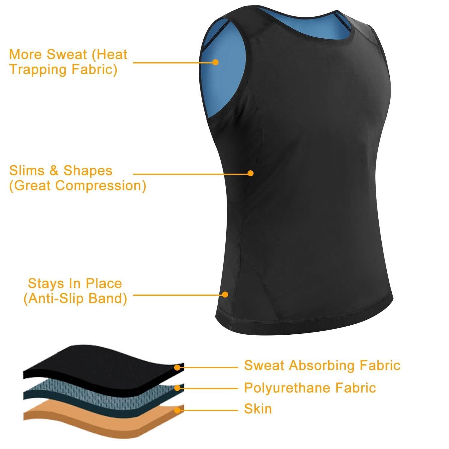 Heat Trapping Pullover Sweat Gym Vest
