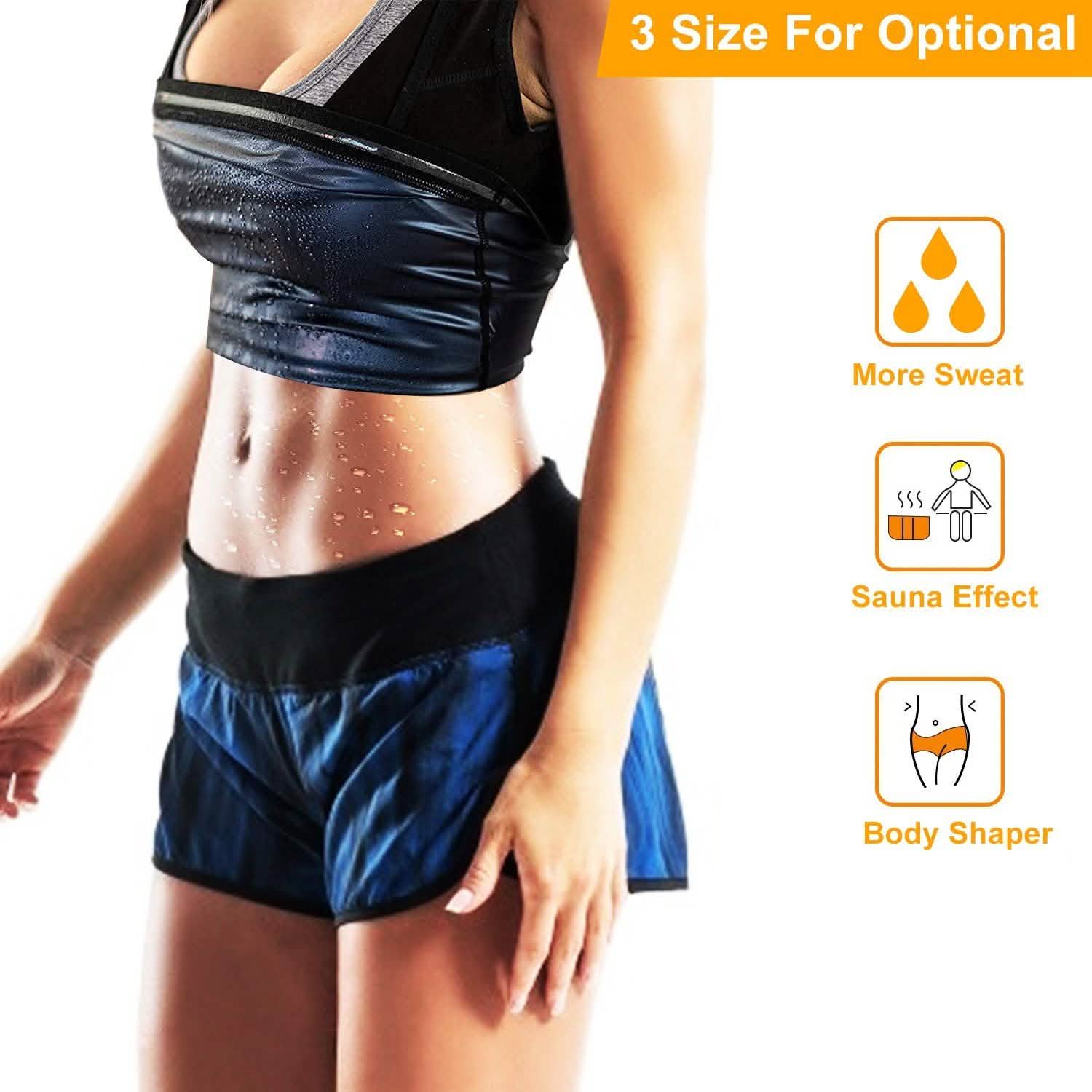 Heat Trapping Pullover Sweat Gym Vest