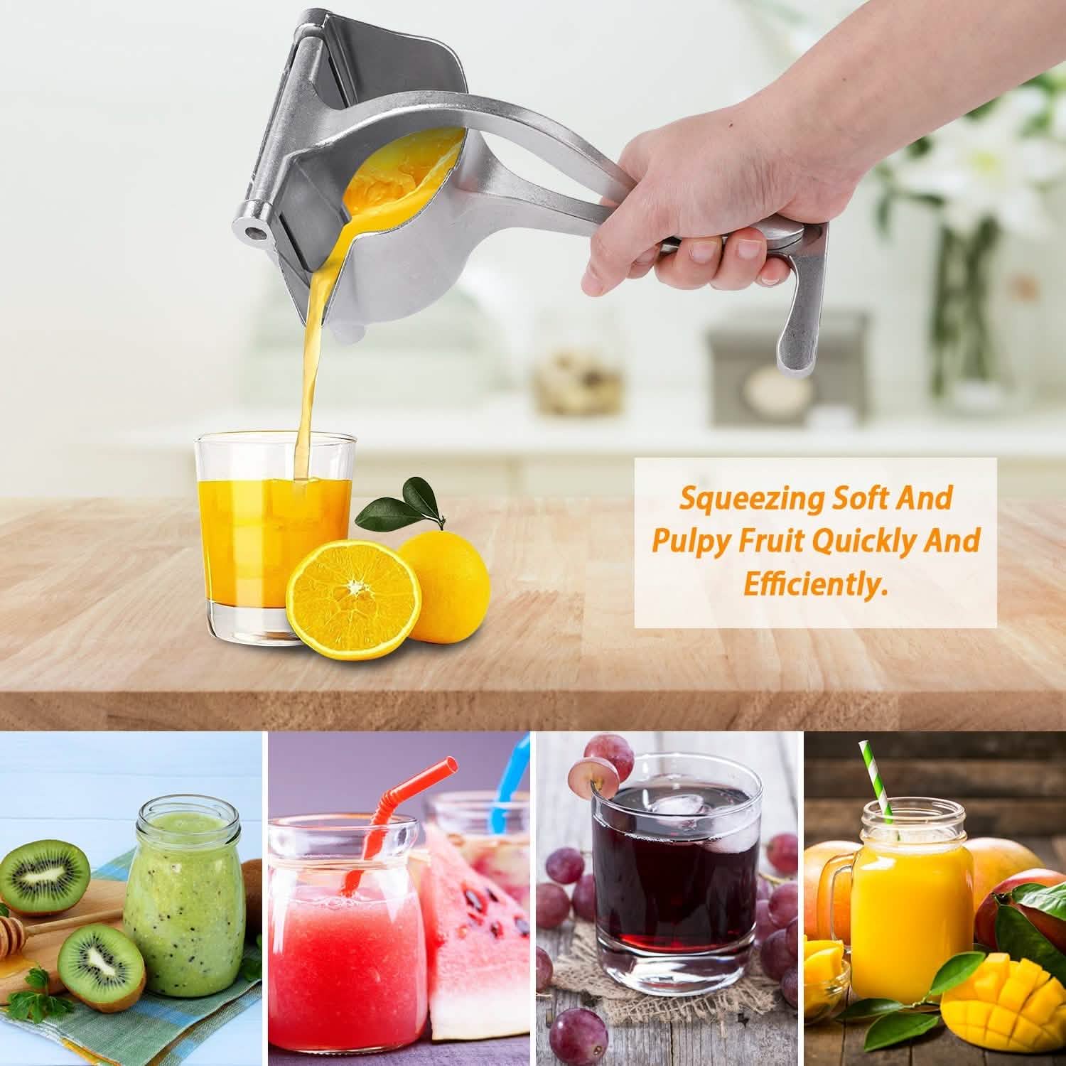 Heavy Duty Manual Fruit Juice Extractor