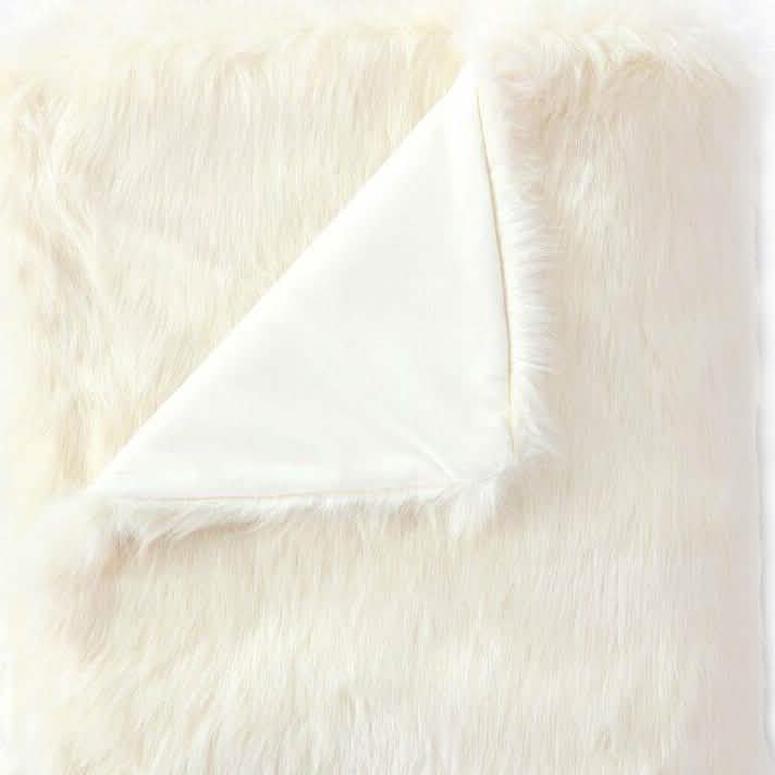 Heavy Faux Fur Throw Blanket – Assorted Styles