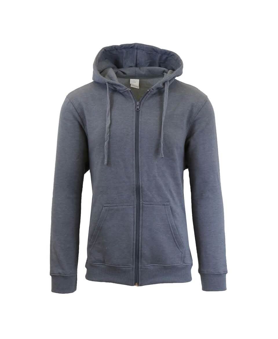Heavy Fleece Lined Zippered or Pullover Hoodie - Size XXXL