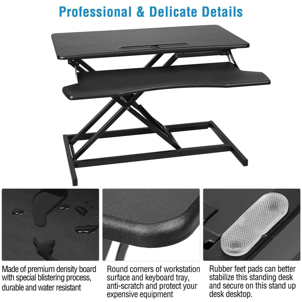 Height Adjustable Standing Desk Converter Workstation