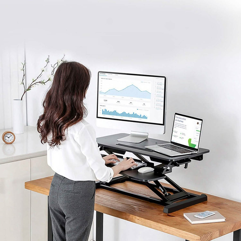 Height Adjustable Standing Desk Converter Workstation