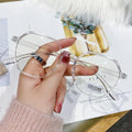 Hexagonal Frame for Women Men, Fashion Glasses Men And Women Reading Glasses Cute Clear Optical Glasses Frame Women Round Frame Retro Eyeglasses + 1.0 + 1.5 + 2.0 + 2.5 + 3.0 + 3.5 + 4.0
