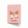 Farmacia Savia Tarjeta de Felicitación Feliz San Valentín Te Quiero (1 unidad)