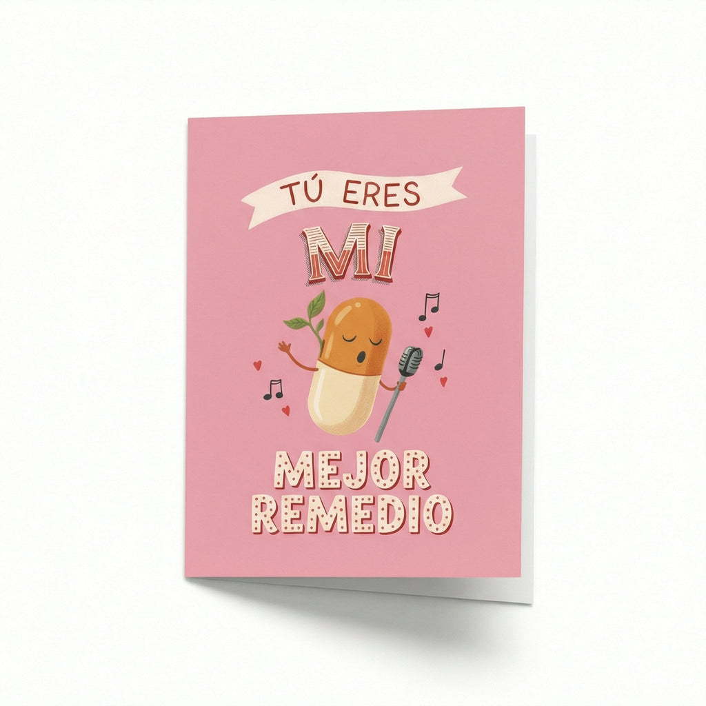 Farmacia Savia Tarjeta de Felicitación Tú Eres Mi Mejor Remedio (1 unidad)