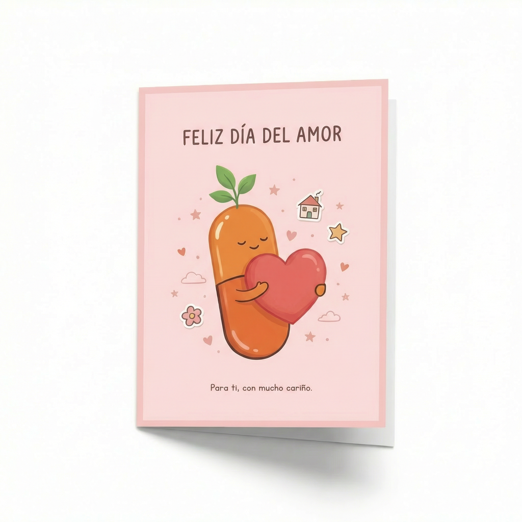 Farmacia Savia Tarjeta de Felicitación Feliz Día del Amor Para Ti (1 unidad)