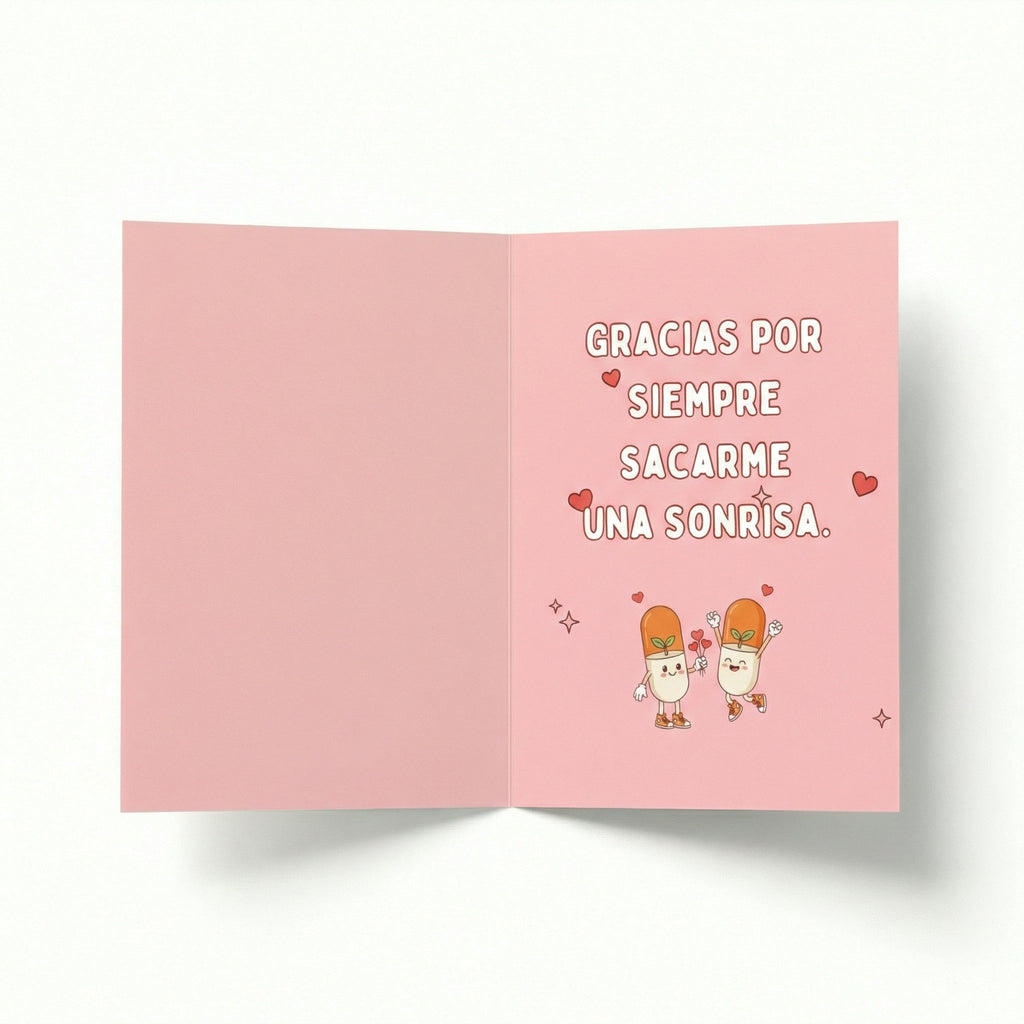 Farmacia Savia Tarjeta de Felicitación Feliz San Valentín Te Quiero (1 unidad)