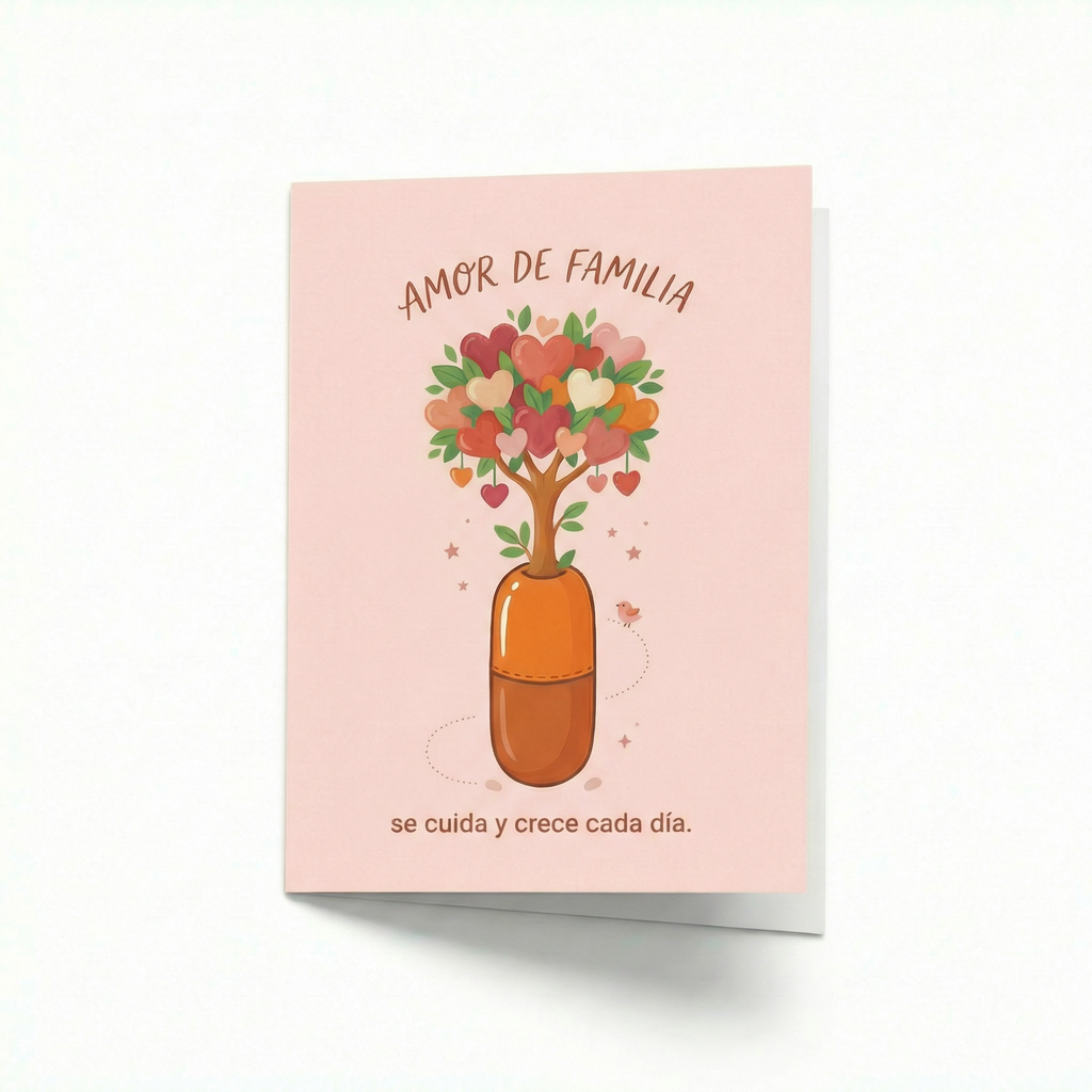 Farmacia Savia Tarjeta de Felicitación Amor de Familia (1 unidad)