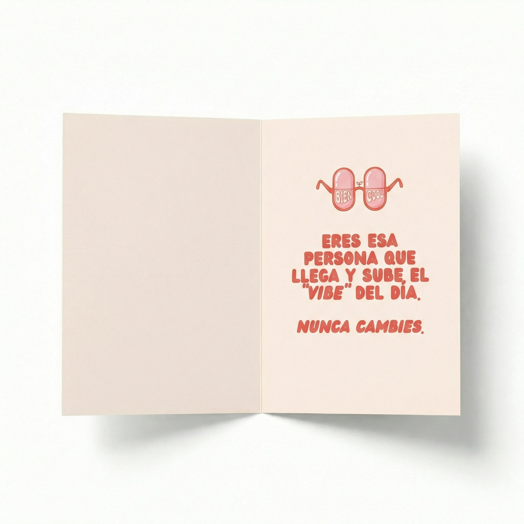 Farmacia Savia Tarjeta de Felicitación Yo Creo Que Eres Bien Cool (1 unidad)