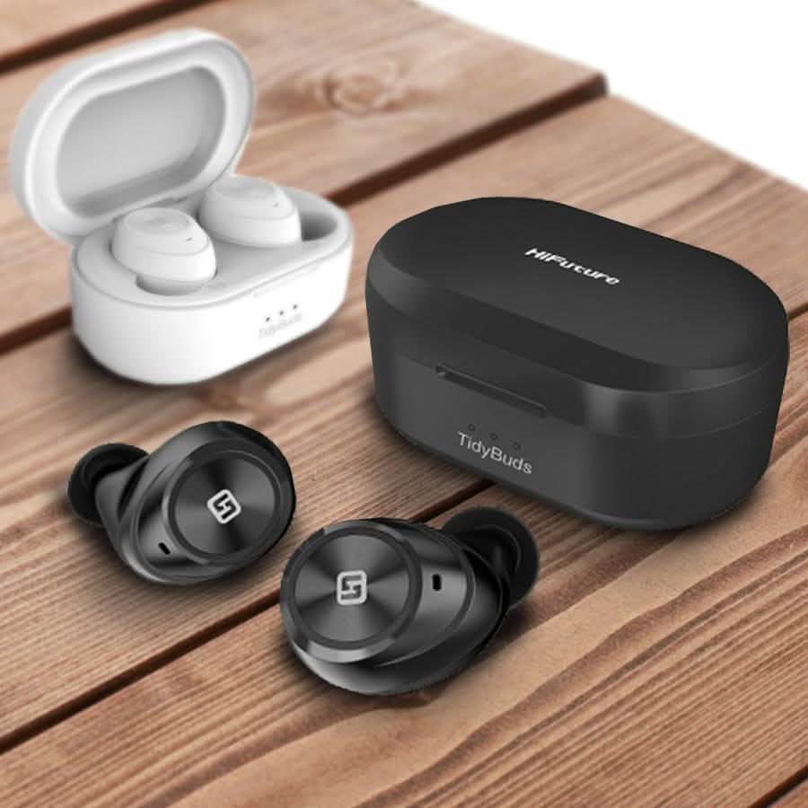 HiFuture Tidy Buds True Wireless Bluetooth Earbuds with Wireless Charging Case