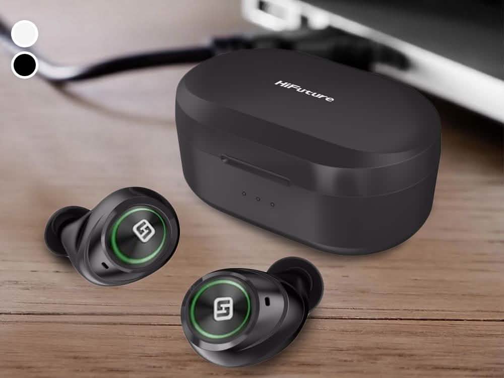HiFuture Tidy Buds True Wireless Bluetooth Earbuds with Wireless Charging Case