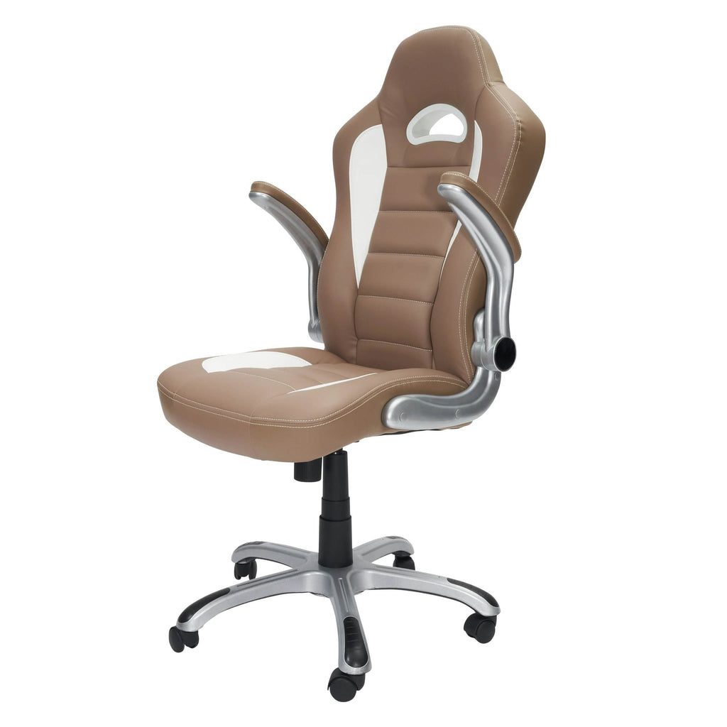 High Back Executive Sport Race Office Chair With Flip-up Arms