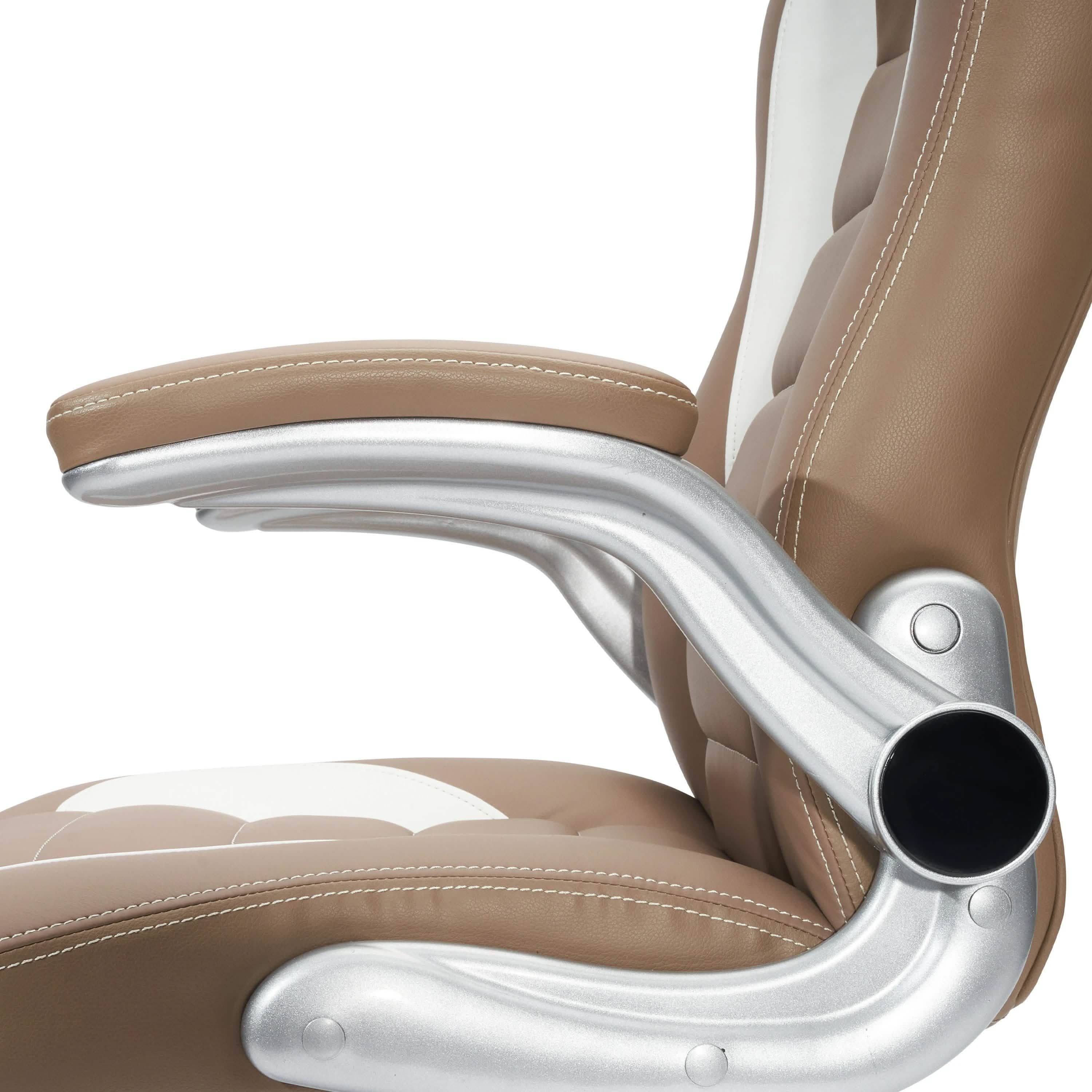 High Back Executive Sport Race Office Chair With Flip-up Arms