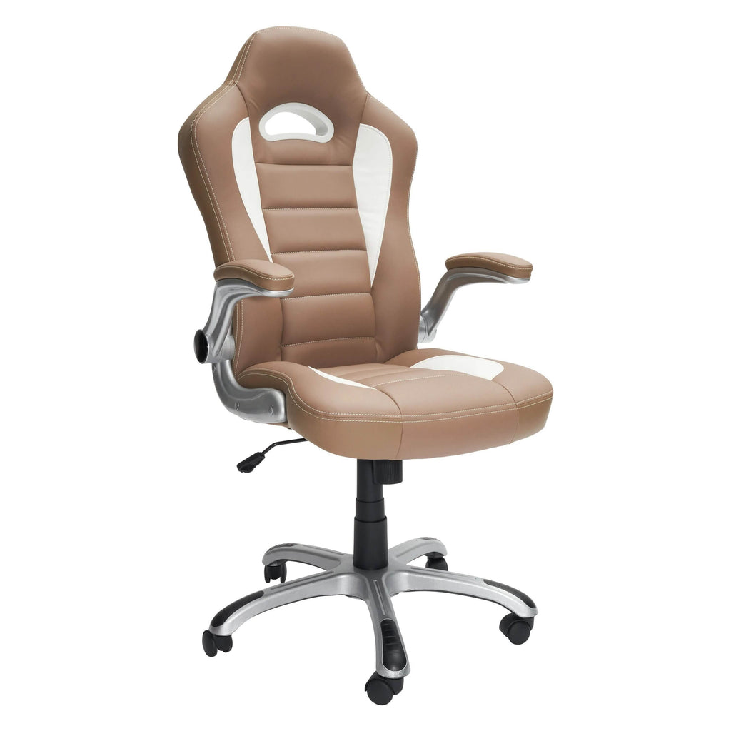 High Back Executive Sport Race Office Chair With Flip-up Arms