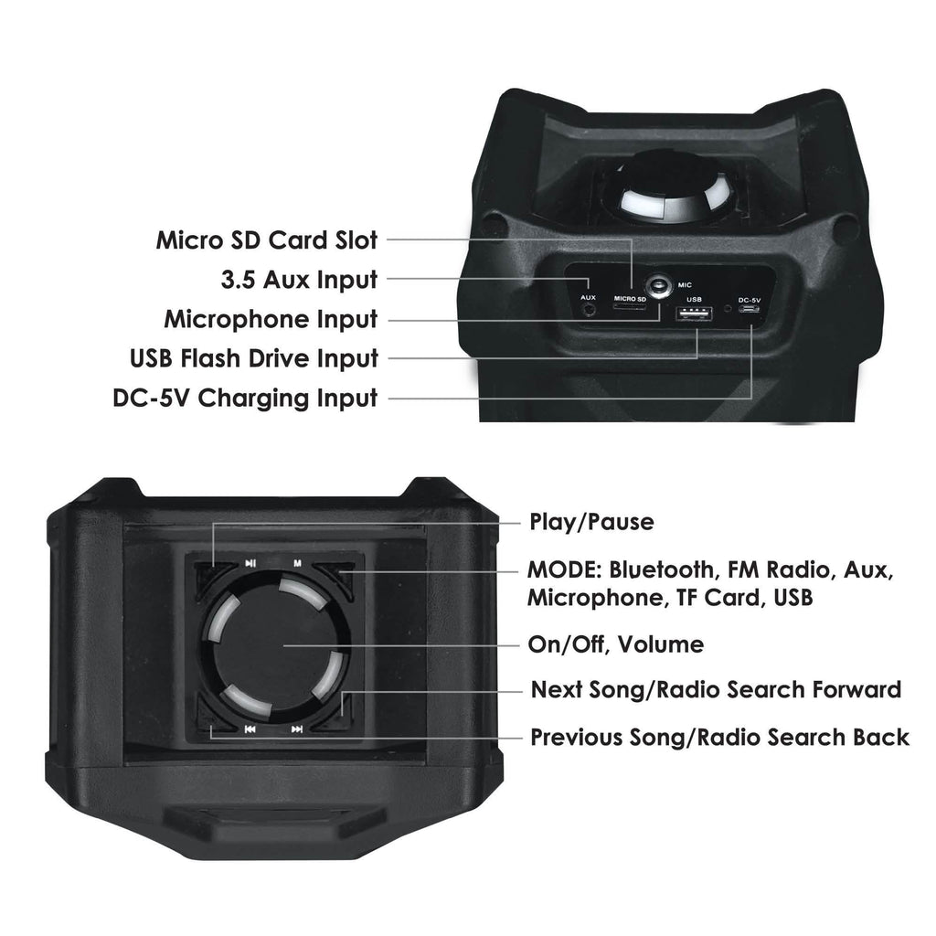 High Fidelity Wireless Tailgate LED Speaker