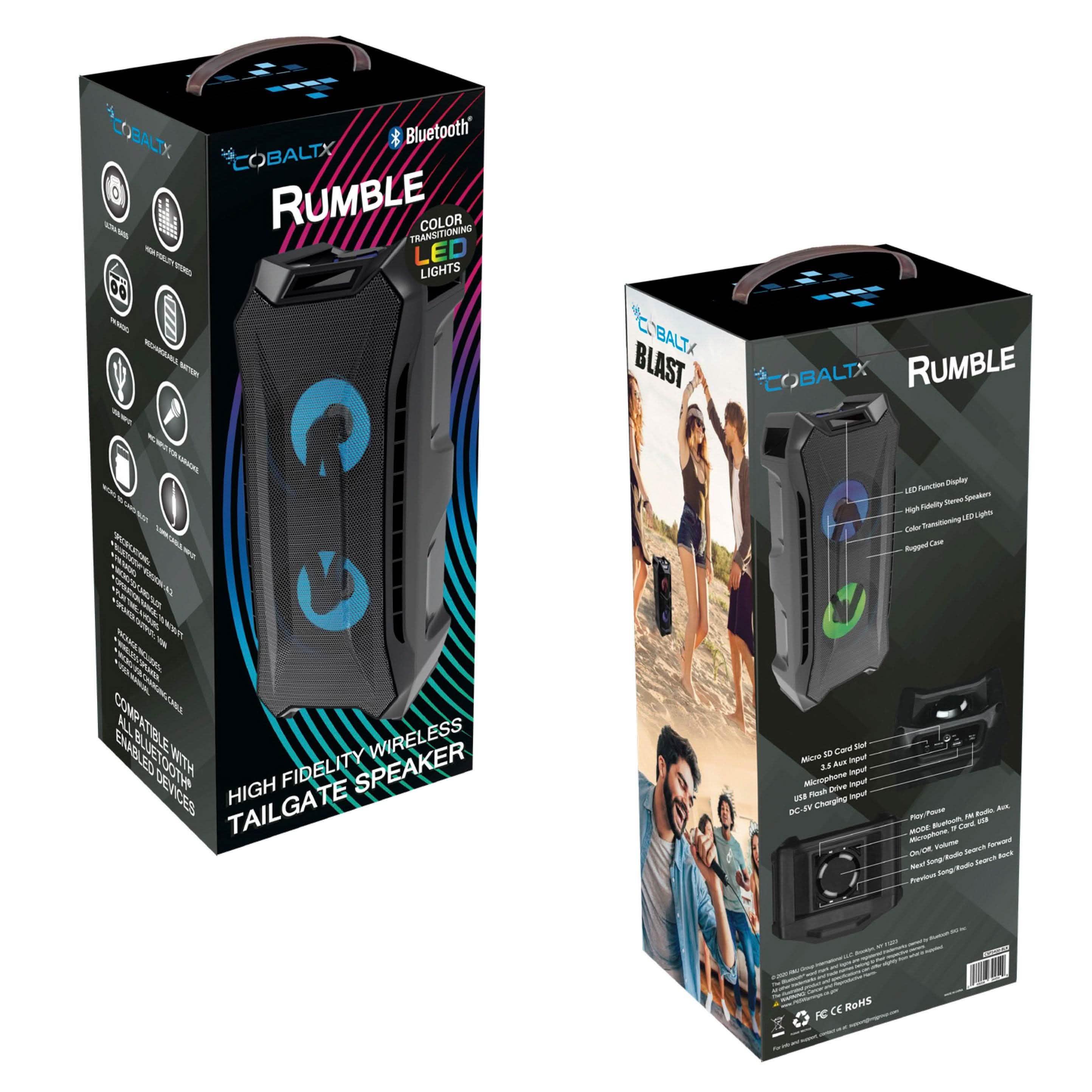 High Fidelity Wireless Tailgate LED Speaker