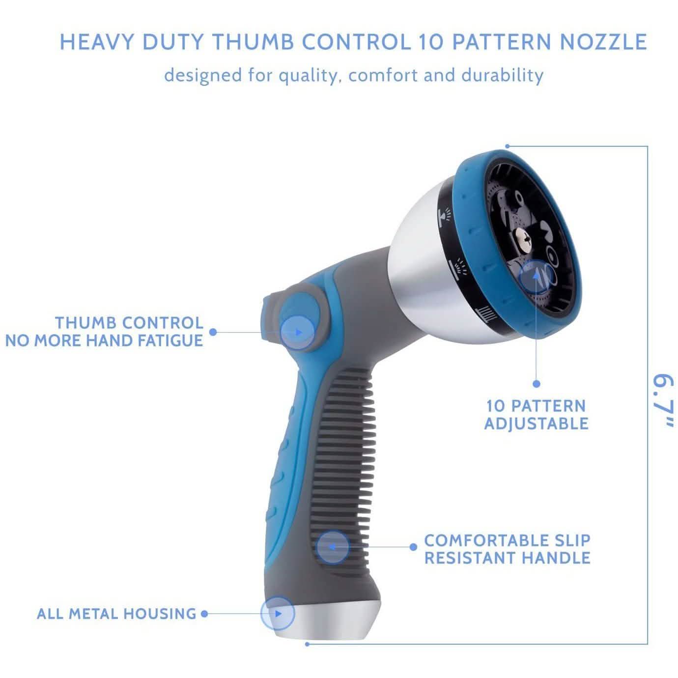 HIGH Pressure Garden Hose Nozzle