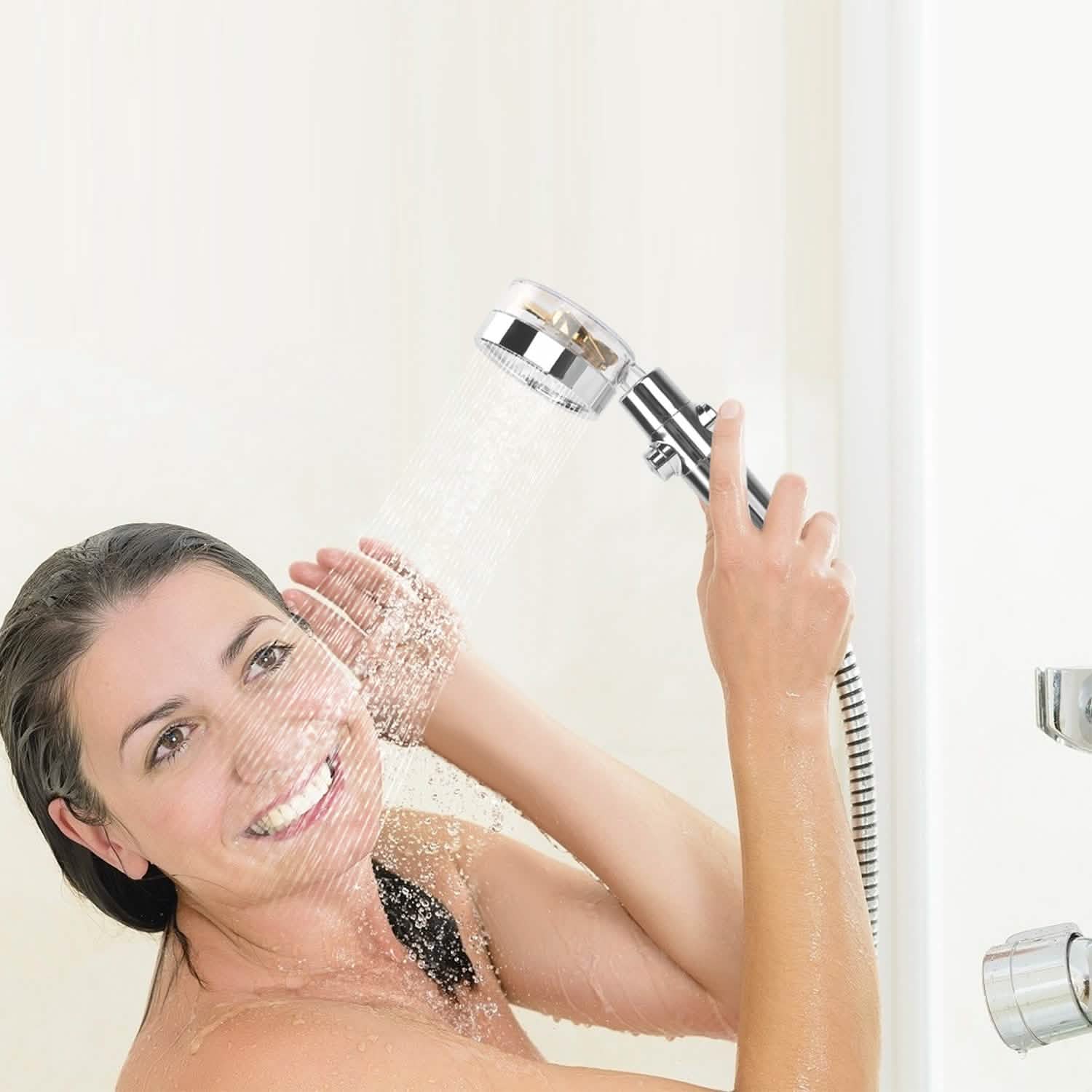 High Pressure Shower Head 360¬∞ Rotating Water Saving Handheld Shower Head