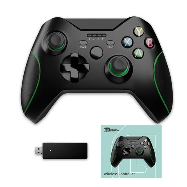 High Quality Black 2.4GHz Wireless Joystick Gamepad Controller Compatible With PC Monitor Laptop