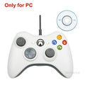 High Quality Black USB Wired Joystick Vibration Gamepad Controller Compatible With PC Monitor Laptop Smart TV