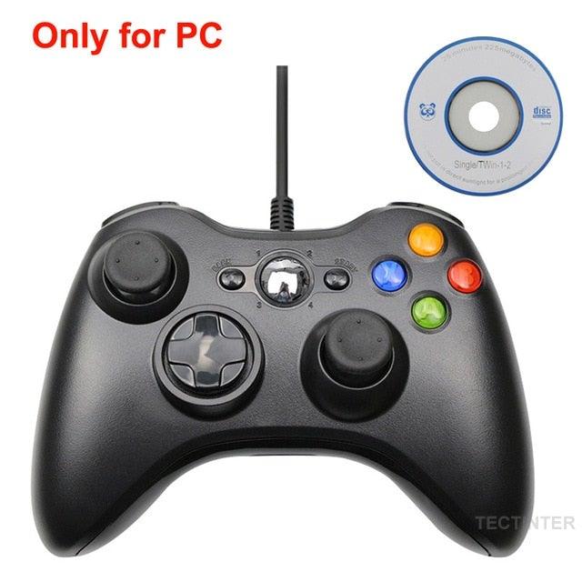 High Quality Black USB Wired Joystick Vibration Gamepad Controller Compatible With PC Monitor Laptop Smart TV