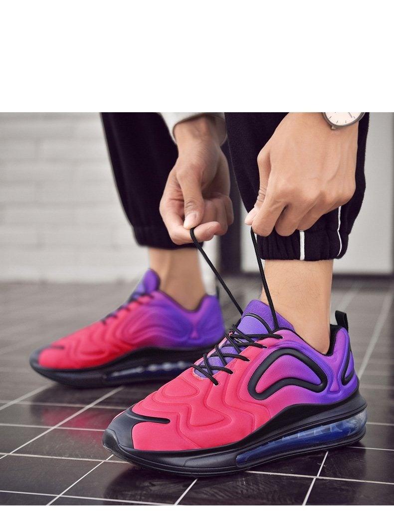 High Quality Fashion Men's Sneakers Air Mesh Casual Sneakers Comfortable Mixed Colors Sneakers Luxury Non Slip Tennis Sport Athletic Walking Fashion Sneakers