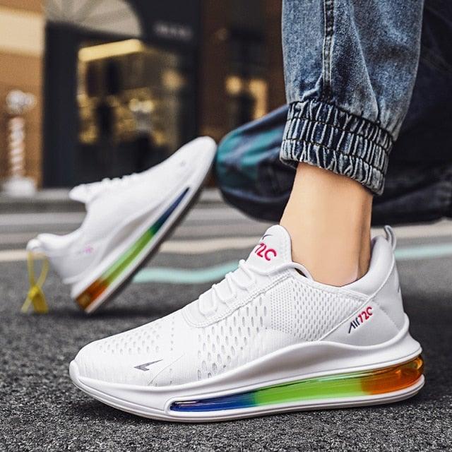High Quality Fashion Men's Sneakers Air Mesh Casual Sneakers Comfortable Mixed Colors Sneakers Luxury Non Slip Tennis Sport Athletic Walking Fashion Sneakers