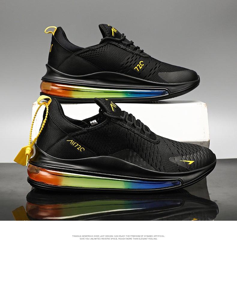 High Quality Fashion Men's Sneakers Air Mesh Casual Sneakers Comfortable Mixed Colors Sneakers Luxury Non Slip Tennis Sport Athletic Walking Fashion Sneakers