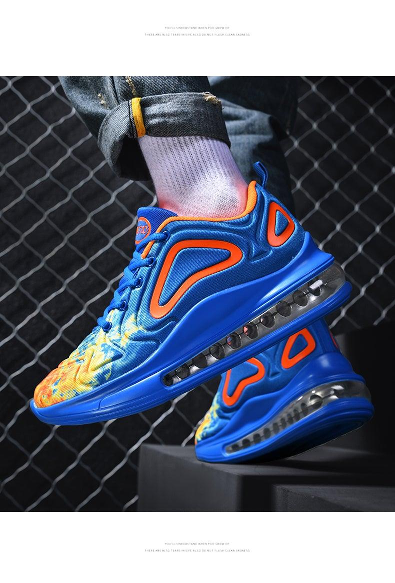 High Quality Fashion Men's Sneakers Air Mesh Casual Sneakers Comfortable Mixed Colors Sneakers Luxury Non Slip Tennis Sport Athletic Walking Fashion Sneakers