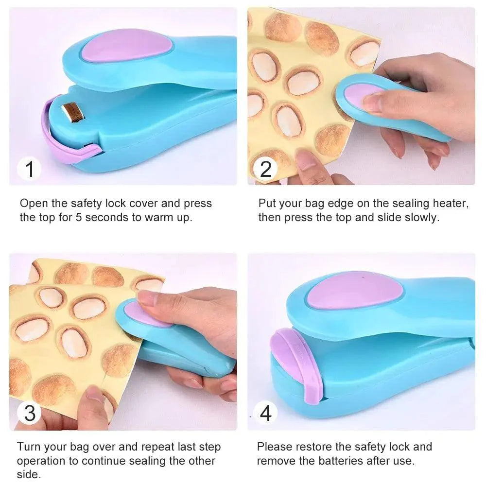 High Quality Kitchen Accessories Mini Portable Clip Sealing Food Machine  Perfect Home Kitchen Item Tool Keep Food Fresh