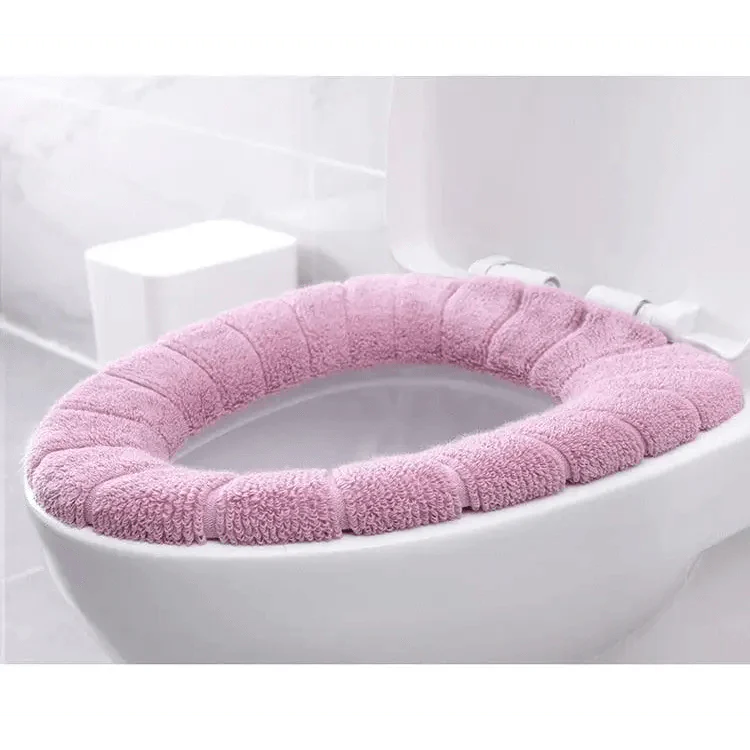 High Quality Universal Toilet Seat Cover Washable Unique Design Warm Flexible Covers Bright Colors
