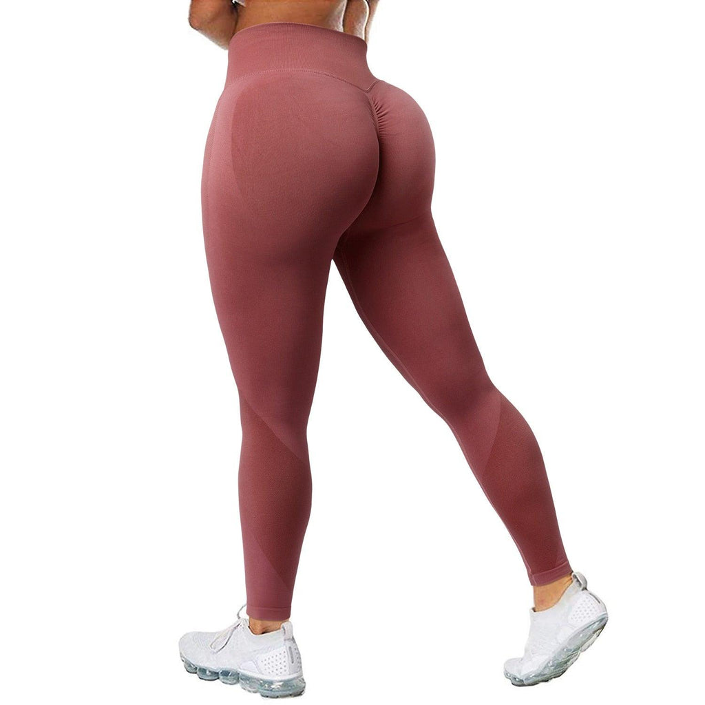 High Waist Seamless Leggings Women Push Up Leggings Women Seamless Lifting Leggings High Waist Workout Yoga Pants Sport Women Fitness Running Yoga Pants Elegant Elastic Leggings For Fitness Figure Enhancing Athletic Leggings