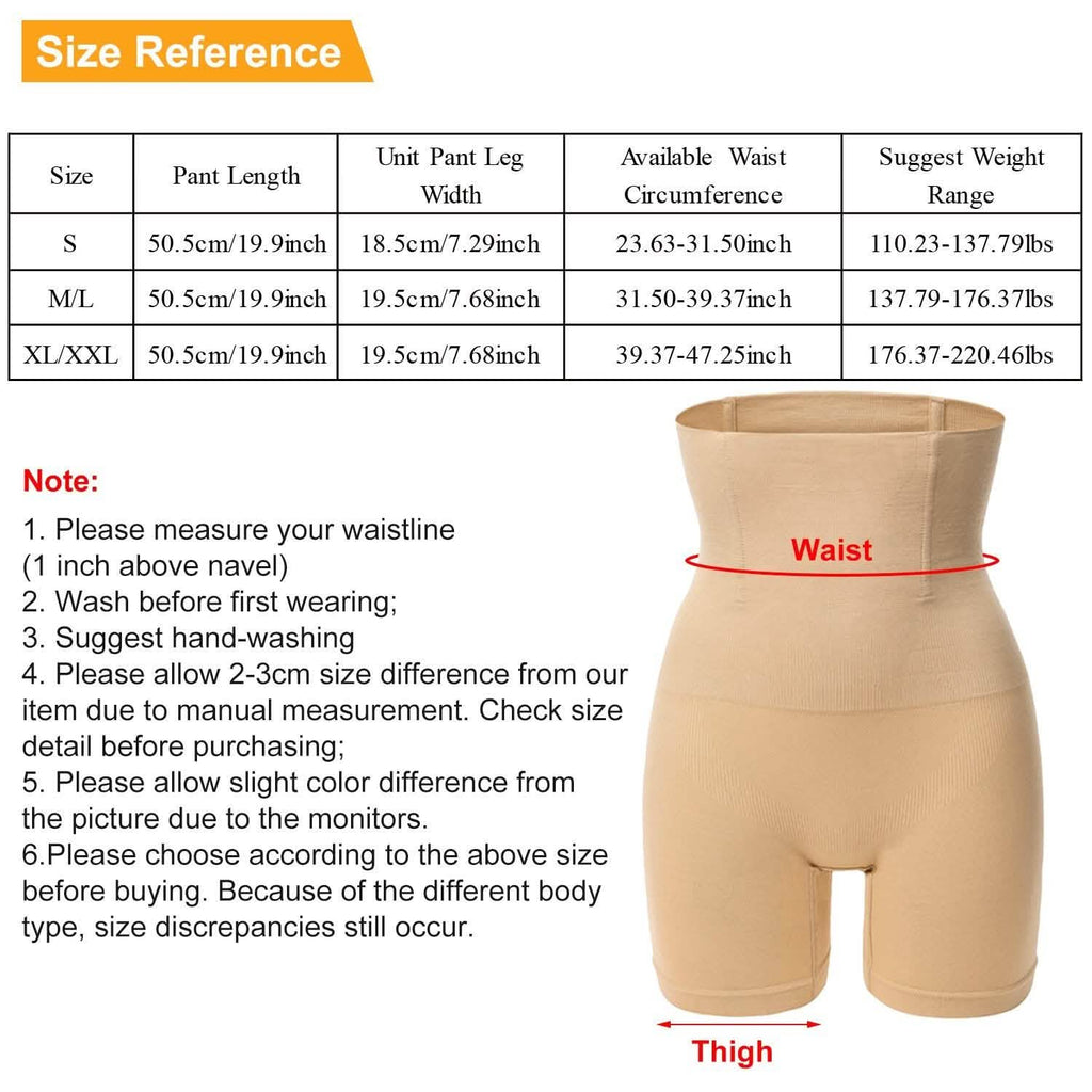 High Waist Shapewear Seamless Tummy Control Panties