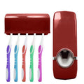 Home Automatic Toothpaste Dispenser + 5 Toothbrush Holder Set