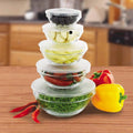 Home Basic SC10851 5 Piece Bowl with Lid