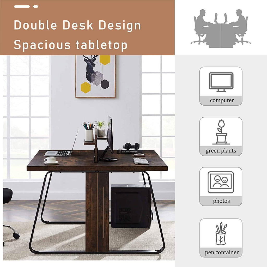 Home Office 2-Person Desk