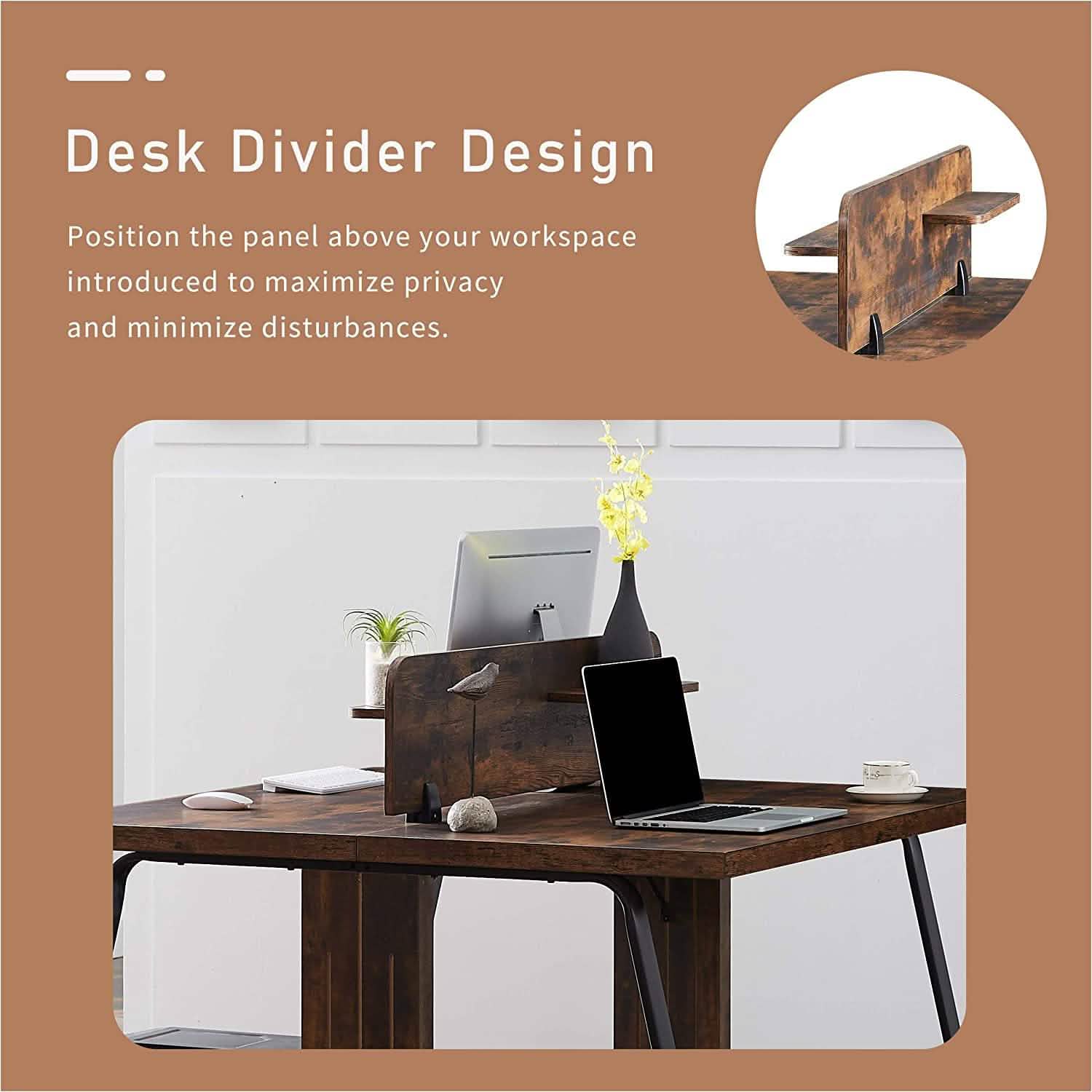 Home Office 2-Person Desk